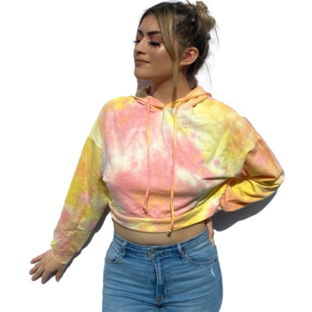 French Terry Tie Dye Hoodie